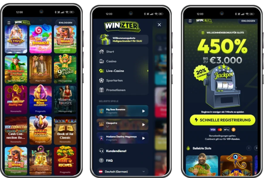 winzter casino mobile app