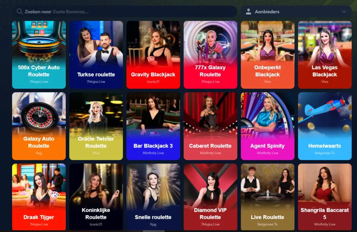 winzter live casino